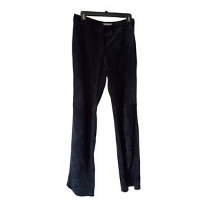 Laura Leigh LTD‎ suede leather black pants